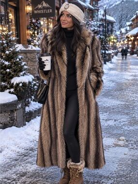 Long Fur Coat Vintage made in Canada